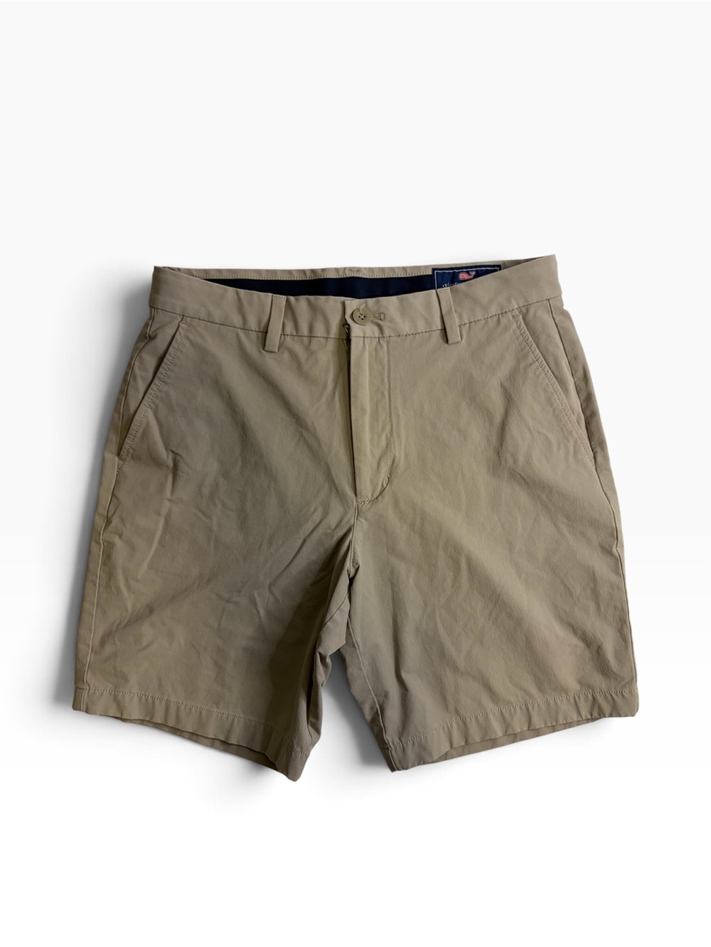 Vineyard Vines Men’s Khaki Flat Front Shorts Size 30 Stretch